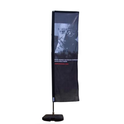 China Exhibition Polyester Feather Banner Flag FLYING Vendor With Printing for sale