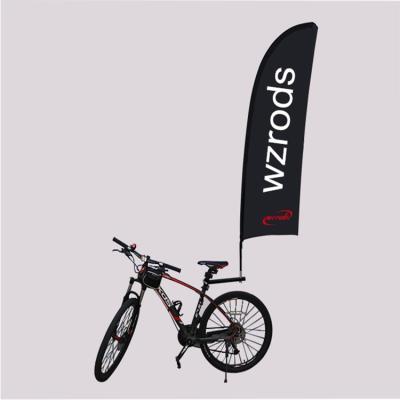 China Original Bicycle Flag Weihai Wisezone Bicycle Advertising Flag New For Display for sale