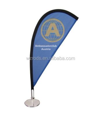 China Weihai Wisezone Mini Counter Top Banner Table Hanging Banner With Aluminum Base for sale