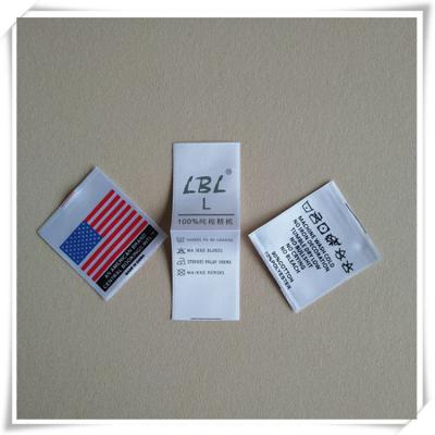 China Recyclable Personalized Custom Labels Name Woven Sewing Labels For Clothing for sale