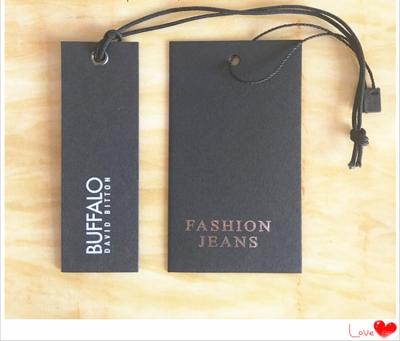 China Recyclable Hang Tags For Jeans And Clothes Hang Tags For Sale for sale