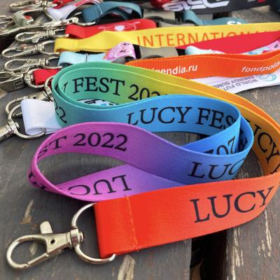 China Durable Custom Full Color Printing Kofei Polyester ID Card Teacher Lanyard for sale