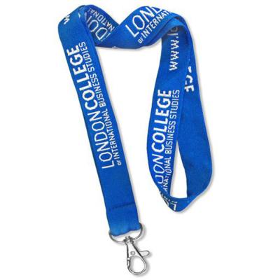 China Kofei Thickness Durable Custom High Quality Heavy Duty Polyester Woven Logo Lanyard Strap for sale