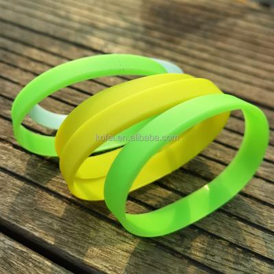 China Kofei silicone wristbands/waterproof silicone custom wristband make your own rubber wristbands with message or logo/custom wrist band for sale