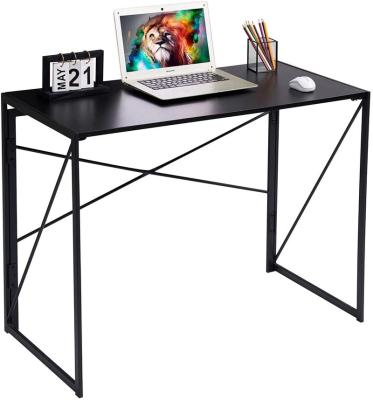 China Foldable Custom Folding Desk No Assembly Required Writing Computer Desk Simple Home Office Desk for sale