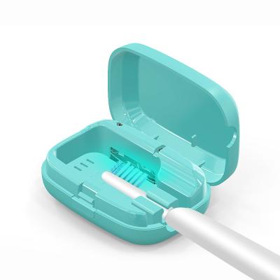 China Sterilize Toothbrush Heads Factory Design Patent Design Patent Sanitizer Toothbrush Sterilizer Hot UV-C Smart Holder for sale