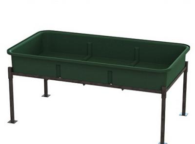 China New products 380Liter GreenHouse  Tub Valley Plastic Green Plant Trough  L 1400* W 870* H 370 for sale