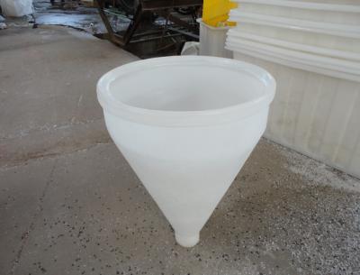 中国 Rotomoulding high quality large Plastic Hopper and PE food grade large plastic funnel D450*D80*H450 mm 販売のため