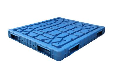 China 1500*1300*150mm Blow moulding Double face HDPE plastic pallets  with static loading 6000kg for sale