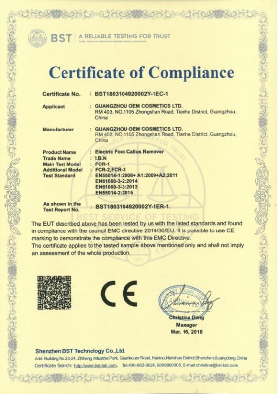 CE - Guangzhou OEM Cosmetics Ltd.