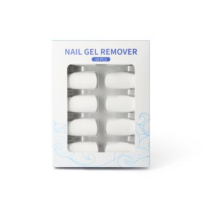 China Eco-friendly 10pcs Per Nail Polish Art Soak Off Cap Clip UV Gel Remover Wrap Tool Set for sale