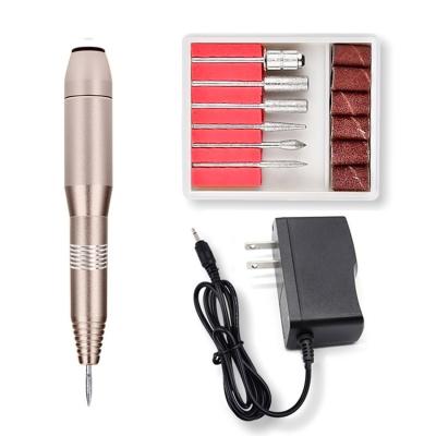 China Silver/OEM Color 12W Color 12W Electric Nail Drill Electric/Tiny Professional Acrylic for sale