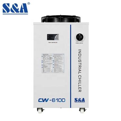 China Factory S&A Factory Price Chiller CW-6100BN Air Cooling Cooled Industrial Water Recirculating Chiller for sale