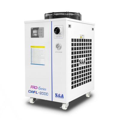 China Factory S&A CWFL-2000 Fiber Laser Machine Equipment Cool Air Cooled Water Chiller for sale