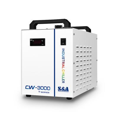 China S&A Factory Price Mini Cooling Machine Air Cooled Industrial CO2 Laser Refrigerator CW-3000DK for sale