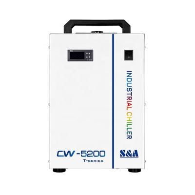 China Factory S&A CW 5200 CW-5200DI 1.67 KW Capacity Mini Industrial Air Cooler CO2 Laser Cooling Refrigerator for sale