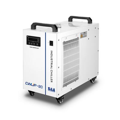 China Factory S&A CWUP-20 Portable Cooling Equipment 1700W Air Cooled Refrigerator for 20W Ultra-fast UV Laser for sale