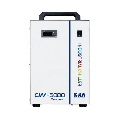 China S&A Factory 1KW Capacity Small Water Cooling CNC Spindle Cooling Portable Refrigerator CW-5000 for sale