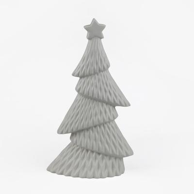 China White Porcelain Christmas Tree Table Decorations 16*6.5*27.3cm for sale