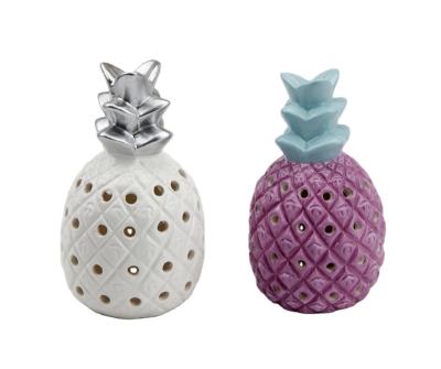 China Wholesale Pineapple Shaped Lantern Candle Holder Traditional Pineapple Candle Holder Votive for sale