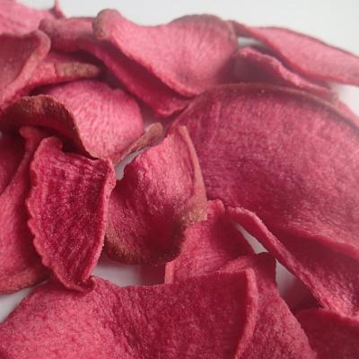 China Wholesale Low Fat Freeze Dried Vegetables Carrot Slice Dried Red Radish Snacks for sale