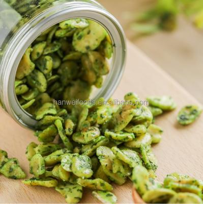 China BRC Verified KOSHER Hot Sale Dry Fried Fava Bean Crisp Seaweed Broad Beans / OR Slices Snacks for sale