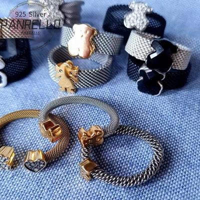 China Religious High Quality Wholesale 925 Touses Silver Bear Bracelet Jewelry for sale