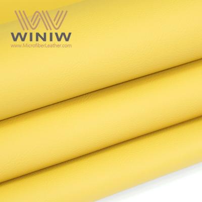 Chine Tissu jaune citron de cuir de suède pour le sofa vendant le sofa de cuir de suède de produits à vendre