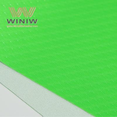 Chine Couleur verte Micro-Fibre cuir Vegan Matériaux cuir artificiel pour le football à vendre