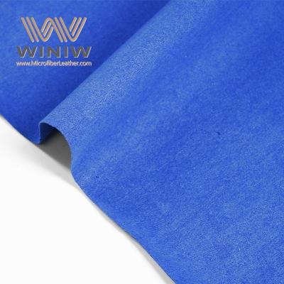 China 0.4mm Dirt Resistant Microfiber Suede Faux Leather PU Suede Packing Material for sale