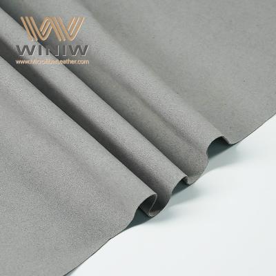 China 0.4-0.6mm Colorful Microsuede Alcantara Suede Fabric PU Leather For Display Stands for sale