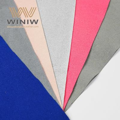 China UV Resistant Velvet Fabrics Micro PU Suede Vegan Leather For Show Cases for sale