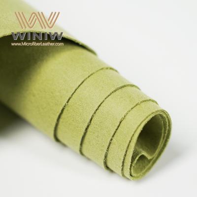 China Stain-Resistant Micro PU Suede Synthetic Suede Leather Material For Show Cases for sale