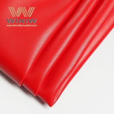 China Comfortable Micro Imitation Leather Vegan Fabric PU Leather Driving Gloves Material for sale