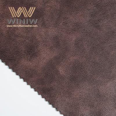 China Skin-Feeling PU Faux Microfiber Leather Clothes Garment Material for sale