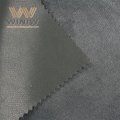 China Super Soft PU Leather Microfiber Backing Fabric For Garment Making for sale