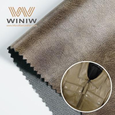 China Smooth Micro Synthetic Leather Fabric PU Materials For Jacket for sale