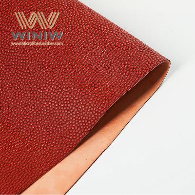 China Anti-Slip Microfiber Sythetic Sports Ball Leather Material For Basketball for sale