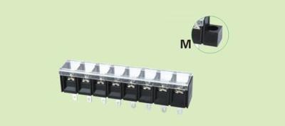 China Barrière eindblok 78H13mm van de de schroef eindbarrière van 2-30P 750V 40A het blokzwarte met duidelijke transparante dekking Te koop