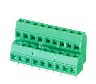 China pcb terminal blocks, terminal block screw type, 128A-3.5 3.81 panel mount screw terminal block pcb board pcb blocks for sale