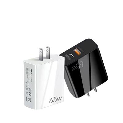 China Smart Match Fast Charging 65W USB Smart Charging Charger Plus Type-C PD Charger For Type-C Micro IOS Mobile Phone for sale