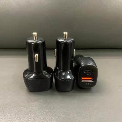 China QC 3.0 Dual USB Car Adapter QC 3.0 Quick Charger 36W Mobile Phone Palladium Mobile Phone Laptop Fast Car Portable Charger for sale