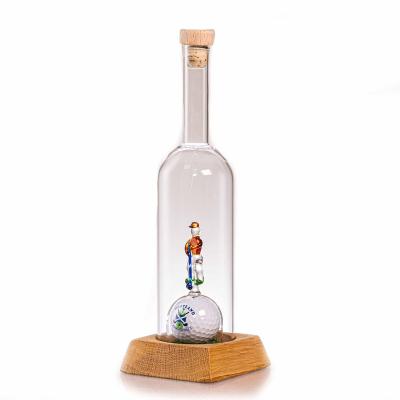 China New Arrival China Factory Colorful Ice Bucket Convenient Golfer in Bottle Bourbon Crystal Vase Home Bar Decanter for sale