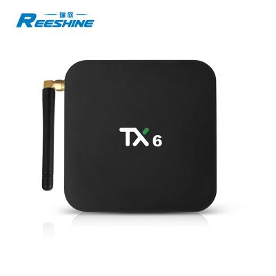 China BT 4.0 TX6 64gb Allwinner H6 Android 9 Quad Core 4k 2.4G / 5.8G WIFI Smart TV Box for sale