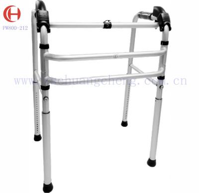 China Aluminum Flexible Adjustable Aluminum Walking Frame Adjust Walker For Disabled for sale