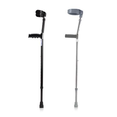 China Hospital Home Outdoor Different Color Use Aluminum Adjustable Elbow Walking Crutches for sale