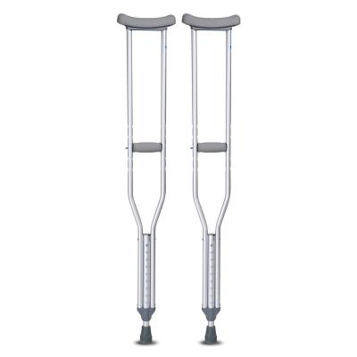 China Disabled Adjustable Aluminum Crutch With Anti Slip Rubber And Foam Pad for sale