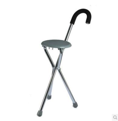 China Outdoor sports home European type tripod aluminum alloy hospital use walking stool or cane sticking chair for sale