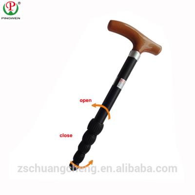 China Outdoor Home Use Hospital CARE Specialize In Rehabilitation Equipment Wooden Handle Canes for sale