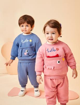 China Autumn And Spring Children Clothing Baby Casual Alphabet Pattern Sets Boutique Clothing Sets for sale